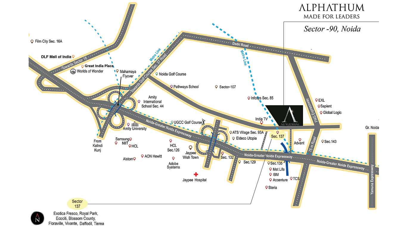 Alphathum Location map